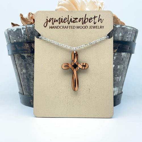 Infinity Cross - Earrings or Necklace