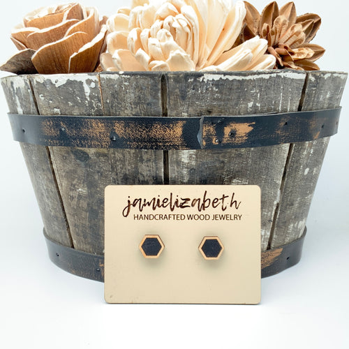 Black Cork Earrings (Vault)