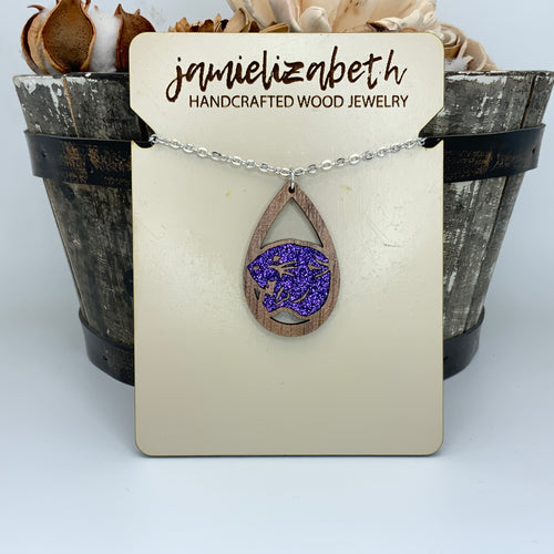 Panther Pride - Earrings or Necklace