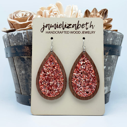 FALL in Love Glitter - Earrings