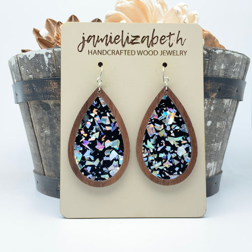 Crystal Prism Acrylic Teardrops