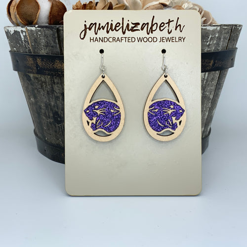 Panther Pride - Earrings or Necklace