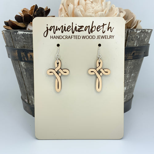 Infinity Cross - Earrings or Necklace