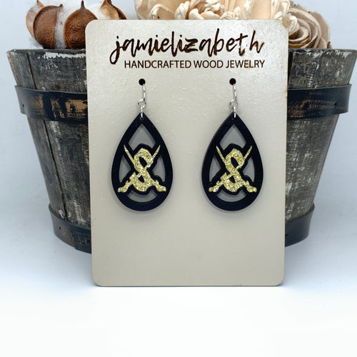 Swords Up Matador Earrings