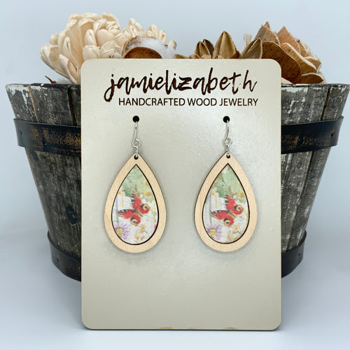 Beautiful Butterfly Cork - Earrings (Vault)