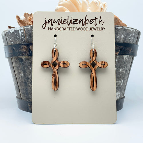 Infinity Cross - Earrings or Necklace