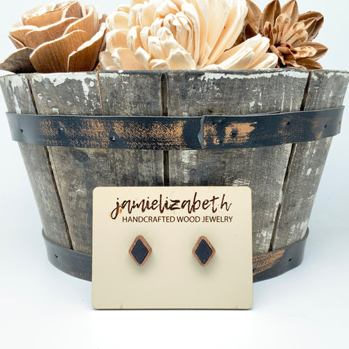 Black Cork Earrings (Vault)