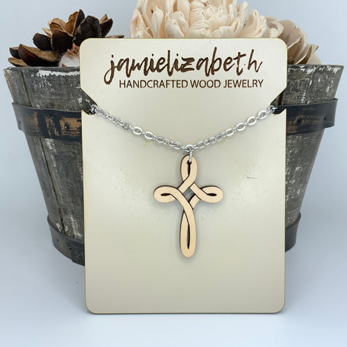 Infinity Cross - Earrings or Necklace
