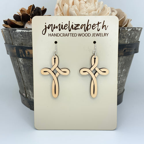 Infinity Cross - Earrings or Necklace