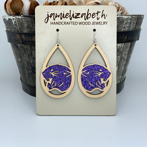 Panther Pride - Earrings or Necklace